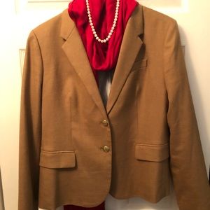 J.Crew perfect fall camel blazer
